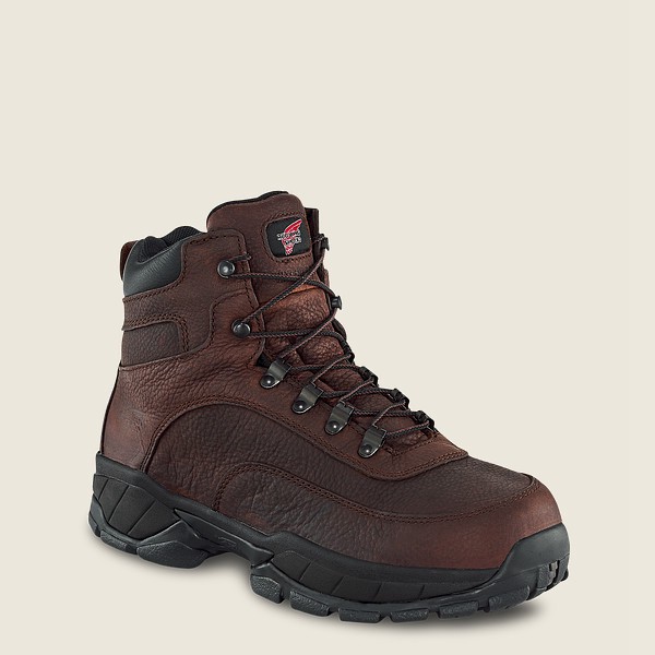 Bottes de Randonnée Red Wing - Truhiker - 6-Inch Waterproof Soft Toe - Marron Foncé - Homme 570OIVDU